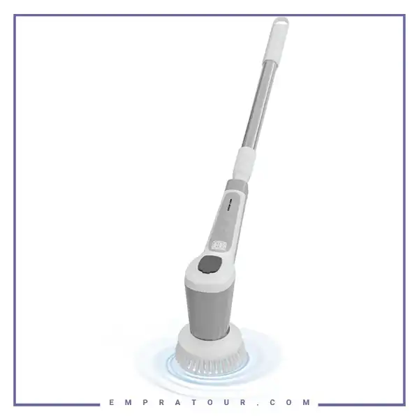 فرچه برقی تمیز کننده سطوح گرین لاین Green Lion Sonic Spinner 5 in 1 Electric Spin Scrubber GNSONSCRUBWH