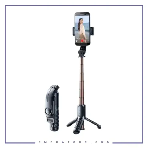 سه پایه و مونوپاد شاتر دار رتاکو Rtako Mini Clip Selfie Stick Q10R