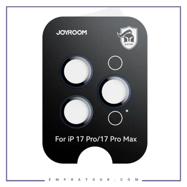 گلس لنز آیفون 17 پرو و پرو مکس جویروم Joyroom Iphone 17Pro/Pro Max Camera Lens Glass JR-17QS3