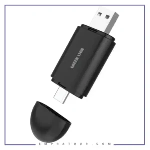 کارپلی و اندروید اتو گرین لاین Green Lion 2-In-1 Wireless Adapter CarPlay & Android Auto GN2I1AWCABK