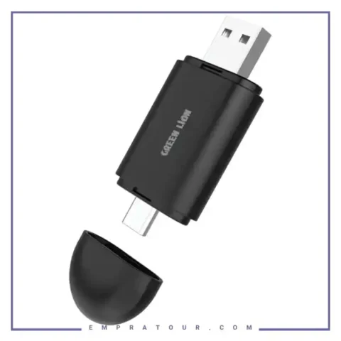 کارپلی و اندروید اتو گرین لاین Green Lion 2-In-1 Wireless Adapter CarPlay & Android Auto GN2I1AWCABK