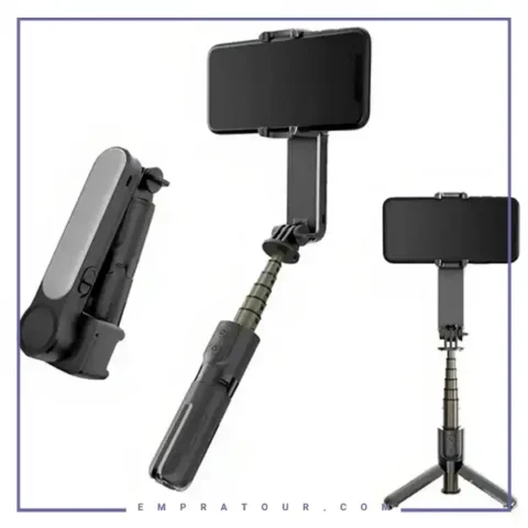 گیمبال و مونوپاد سه پایه شاتر دار رتاکو Rtako Anti Shake Gimbal L09 Pro Max