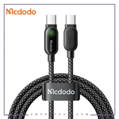 کابل شارژ دو سر تایپ سی 100 وات 1.2 متر مک دودو Mcdodo LightSync Cable CA-5620
