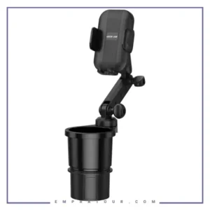 هولدر موبایل و جا لیوانی خودرو گرین لاین Green Lion 2-In-1 Flexgrip Car Cup Holder & Phone Mount GN2N1CUPHLBK