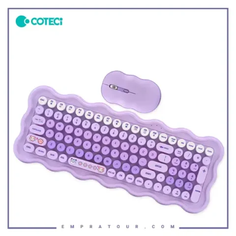 موس و کیبورد بی سیم کوتسی Coteci Mouse And Keyboard Set OF-056