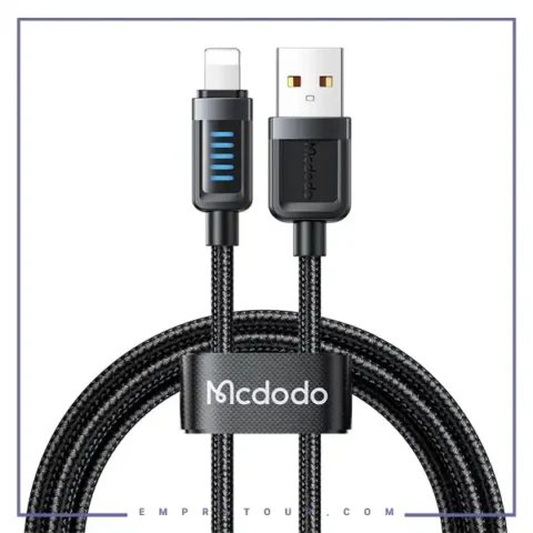 کابل شارژ لایتنینگ 12 وات مک دودو Mcdodo Cab Vision Cable CA-0320