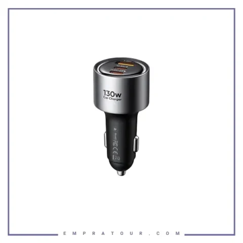 شارژر فندکی 3 پورت 130 وات مک دودو Mcdodo Gana Car Charger CC-3190