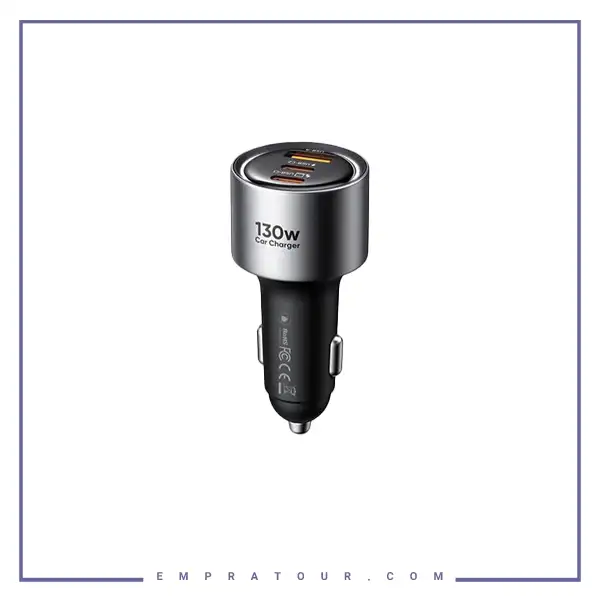 شارژر فندکی 3 پورت 130 وات مک دودو Mcdodo Gana Car Charger CC-3190
