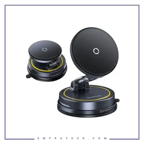 هولدر وایرلس مگنتی روداشبوردی بیسوس Baseus PrimeTrip VC2 Flex Magnetic Car Holder C0013F00