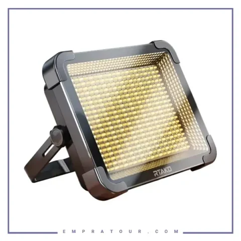 چراغ کمپینگ شارژی رتاکو RTAKO AR-GTB600T Multi-Function Charging Panel Light