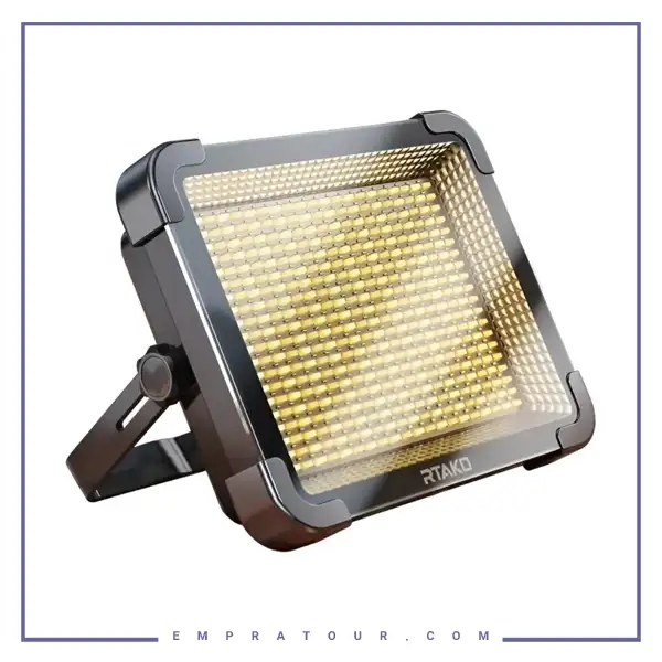 چراغ کمپینگ شارژی رتاکو RTAKO AR-GTB600T Multi-Function Charging Panel Light