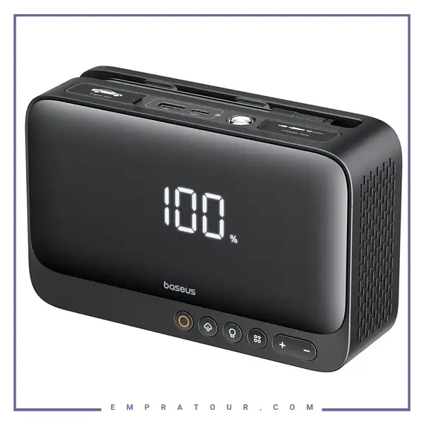 جامپ استارت و پمپ باد چند کاره 6000 بیسوس Baseus BS-CH013 Super Energy C00245902111