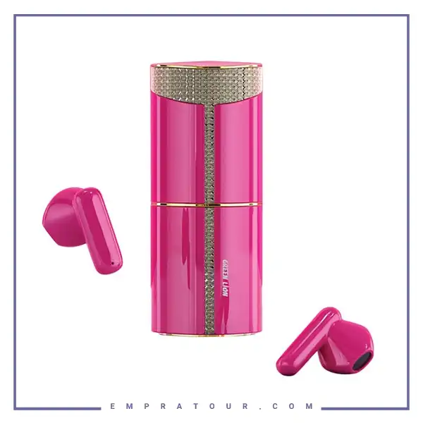 هندزفری بلوتوث طرح رژلب گرین لاین Green Lion Lipstick True Wireless Earbuds GNLPTKTWSBL