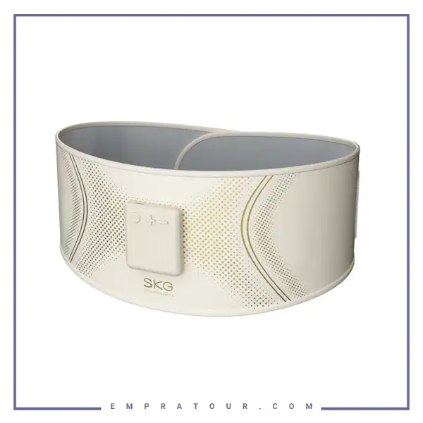 کمربند لاغری همراه با ماساژور الکتریکی اس کی جی Skg Abdominal Fitness Belt GS300