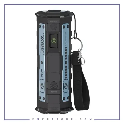 پاوربانک 20000 با چراغ قوه پاورولوژی Powerology TorchPower PPBCHA91BK