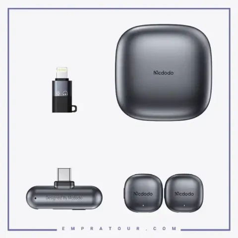 میکروفون بی سیم مک دودو Mcdodo ClearSync AI Noise-Cancelling Wireless Micropone MP-5451