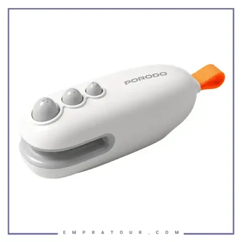 سیلر و کاتر شارژی پورودو Porodo Lifestyle 2-In-1 Magnetic Mini Sealer & Cutter PDWS105WH