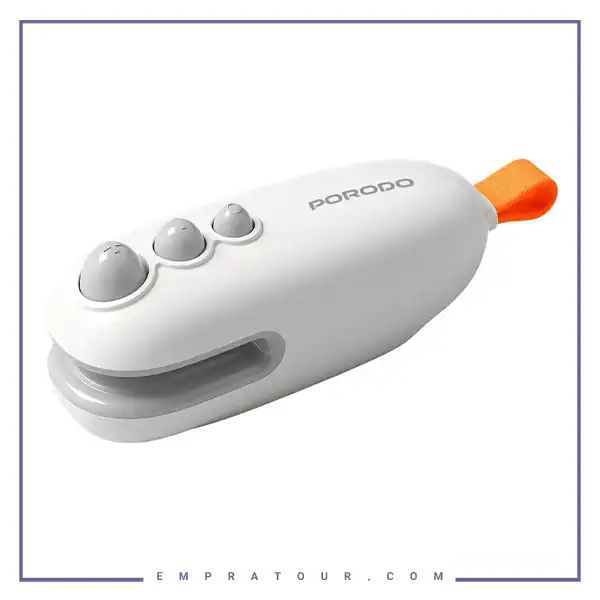 سیلر و کاتر شارژی پورودو Porodo Lifestyle 2-In-1 Magnetic Mini Sealer & Cutter PDWS105WH