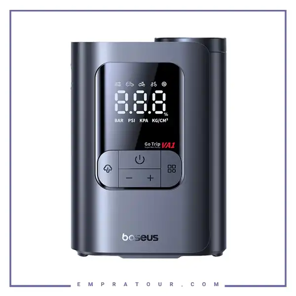 پمپ باد قابل حمل شارژی 82 وات بیسوس Baseus GoTrip Inflator Pump VA1 C01195