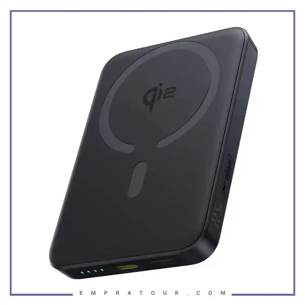 پاوربانک وایرلس 22.5 وات 10000 بیسوس Baseus EnerFill FM12 Qi2 Magnetic Power Bank E00285