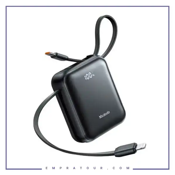 پاوربانک 22.5 وات 10000 با کابل متصل مک دودو Mcdodo MiniKit Power Bank MC-862