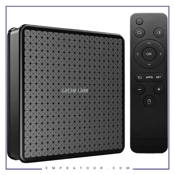 اندروید باکس گرین لاین Green Lion Android TV Box 4K with Remote Control GNANDTVBOXBK