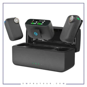 میکروفون بی سیم پاورولوژی Powerology Pure Q1 AI Noise-Cancelling Microphone PWS20BK