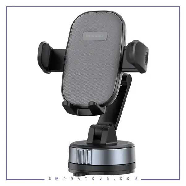 هولدر رو داشبوردی پرودو Porodo Robson Cradle Suction Phone Holder PDH6SS02BK