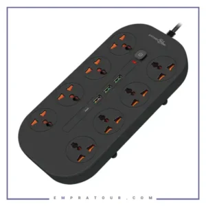 چندراهی برق 8 پورت پرودو Porodo Blue 8 AC Power Strip PBFWCH035BK