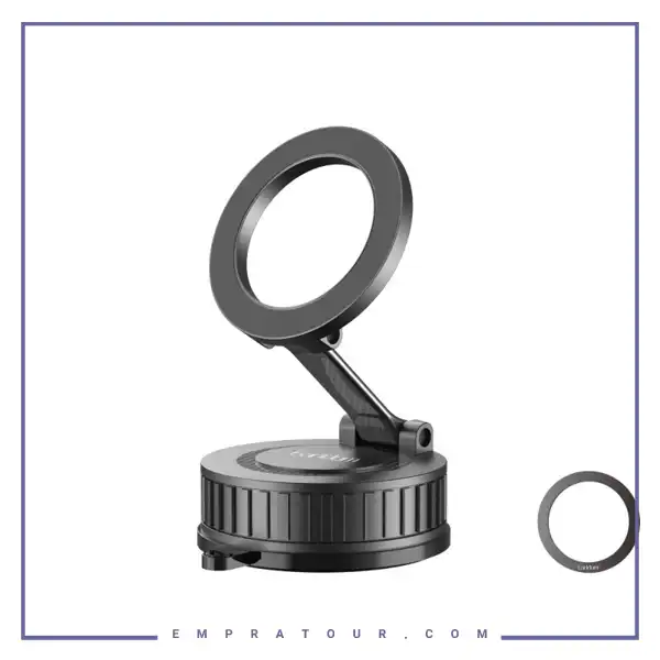 هولدر مگنتی وکیومی ارلدم Earldom Magnetic Suction Cup Holder EH342