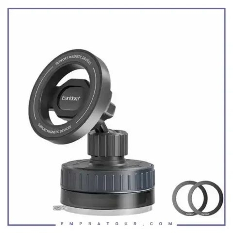 هولدر مگنتی وکیومی ارلدم Earldom agnet Suction Cup Phone Holder EH308