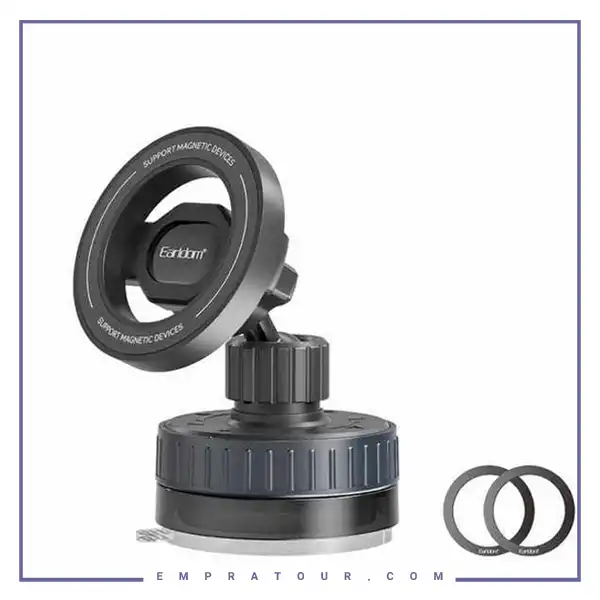 هولدر مگنتی وکیومی ارلدم Earldom agnet Suction Cup Phone Holder EH308