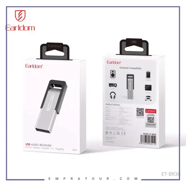 گیرنده بلوتوث الردام Earldom Bluetooth Audio Receiver ET-BR30