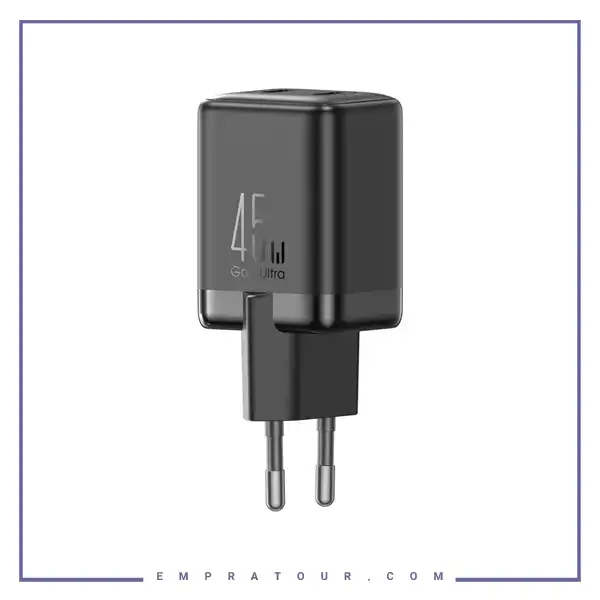 آداپتور شارژ دو پورت تایپ سی 45 وات جویروم Joyroom Super Fast Charger JR-TCG17