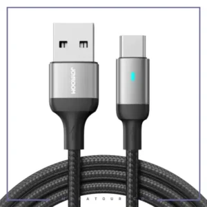 کابل شارژ تایپ سی 1.2 متر جویروم Joyroom Fast Charging 1.2M Type-C Data Cable S-A10