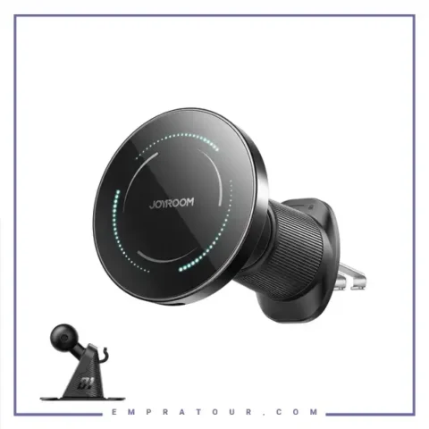 هولدر دریچه کولری و رو داشبوردی وایرلس مگنتی جویروم Joyroom Holder JR-ZS502