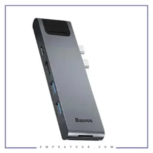 هاب تایپ سی 7 پورت مک بوک بیسوس Baseus Tunderbolt C+Pro Hub CAHUB-L0G