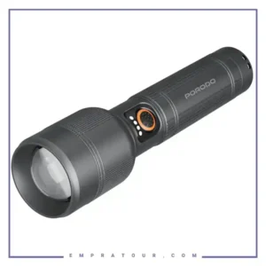 چراغ قوه 2600 لومن شارژی پرودو Porodo Lumalite Flashlight PDFL9972GY