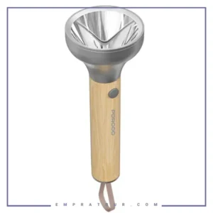 چراغ قوه شارژی چوبی پرودو Porodo Birch 300 Wooden LED Flashlight PDA90502WD