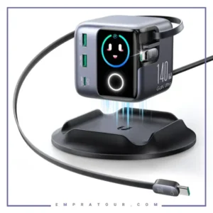 شارژر هوشمند رومیزی 140 وات با نمایشگر جویروم JOYROOM JR-TRD01 PODIX 140W