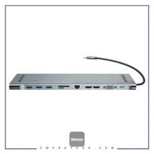 هاب تایپ سی 11 پورت بیسوس Baseus Elitejoy 11-Port Type-C Hub Adapter CATSX-G0G