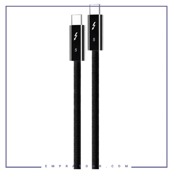 کابل دو سر تایپ سی تاندربولت کوتسی Coteci Thunderbolt Coaxial Cable 2.0m OF-065
