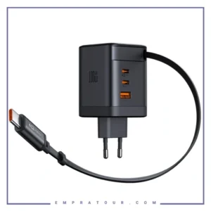 آداپتور شارژ 4پورت 100W مکدودو با کابل جمع شونده 0Mcdodo GaN Charger 100W ch-847
