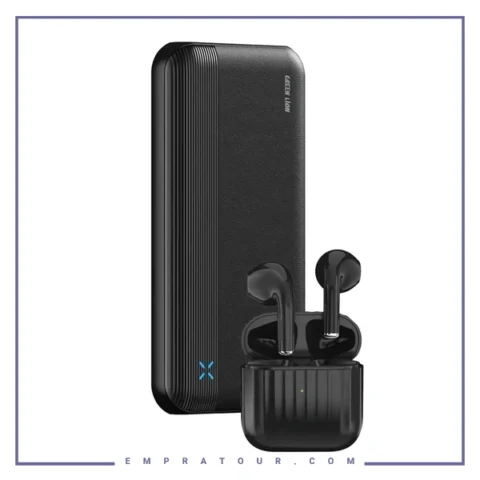 پاوربانک و ایرپاد گرین لاین Green Lion Power Bank and Earbud GNDUOL10TWS