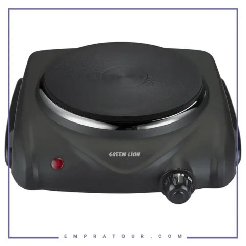 اجاق برقی 1500 وات گرین لاین Green Lion Electric Stove Single Hot Plate GNESSING42BK
