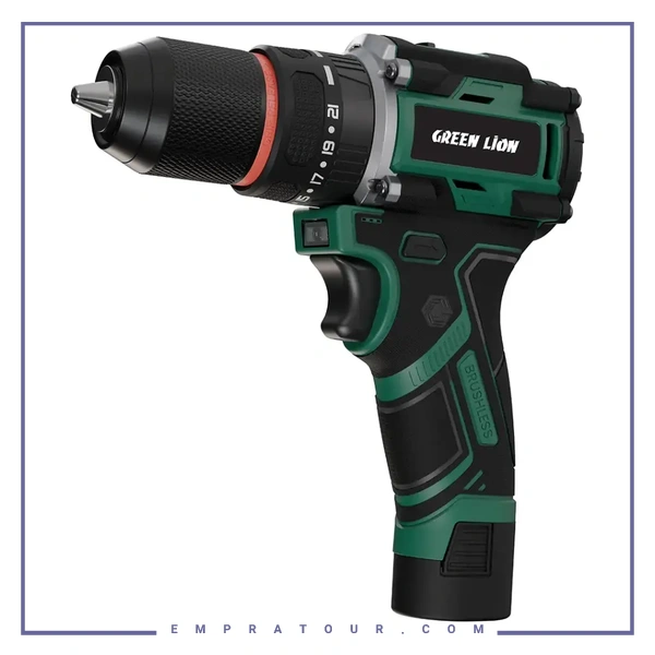 دریل چکشی شارژی گرین لاین Green Lion GD-13 Hammer Drill GNGD13D16V