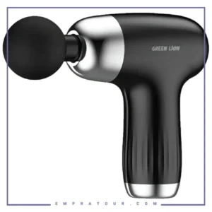 ماساژور تفنگی 6 سرعته گرین لاین Green Lion Mini Massage Gun 6 Speed Levels GNMINMSGNBK