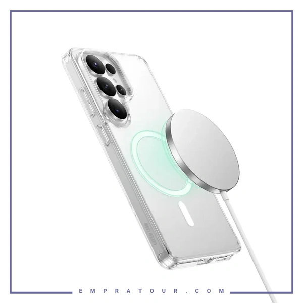 قاب مگ سیف S26 Ultra گرین لاین Green Lion MagSafe Crystal Clear Case GNMGCRS26U