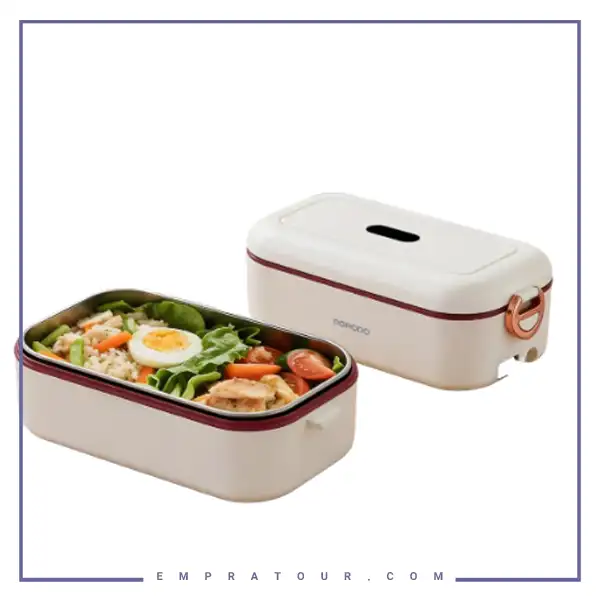 ظرف غذای برقی دوحالته پرودو Porodo Electric Lunch Box PDLFSTL0376