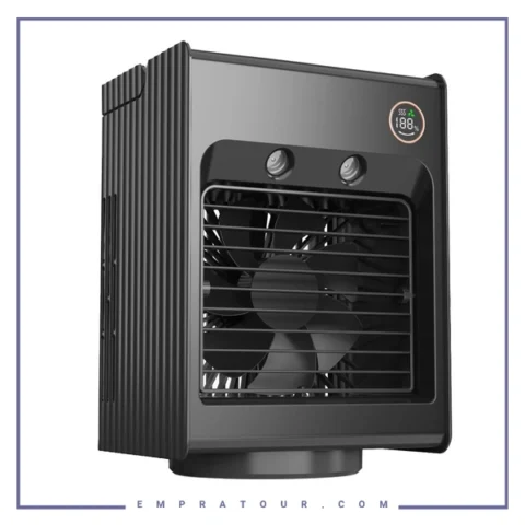 پنکه رومیزی شارژی پرودو Porodo Air & Mist Portable Cooling Fan PDLSMFAN